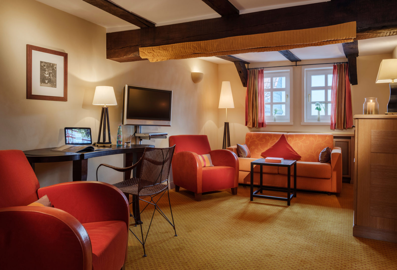 Sonne Suite Wohnbereich