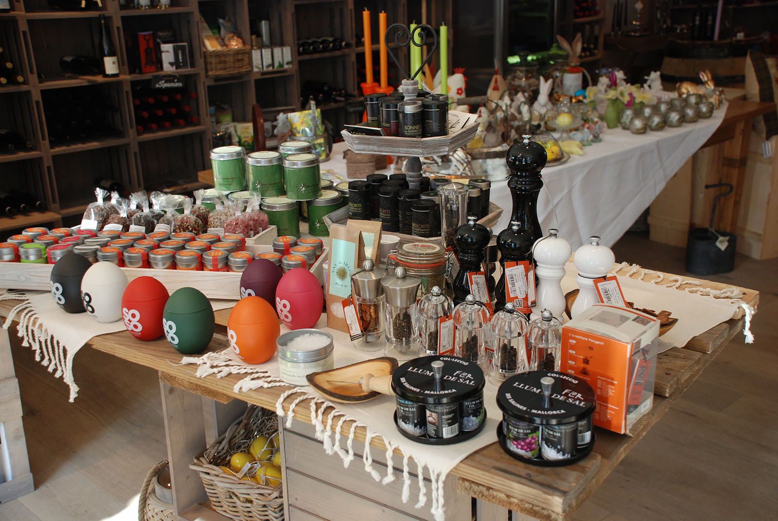 Detailansicht der Produkte des Sonnenland´s.