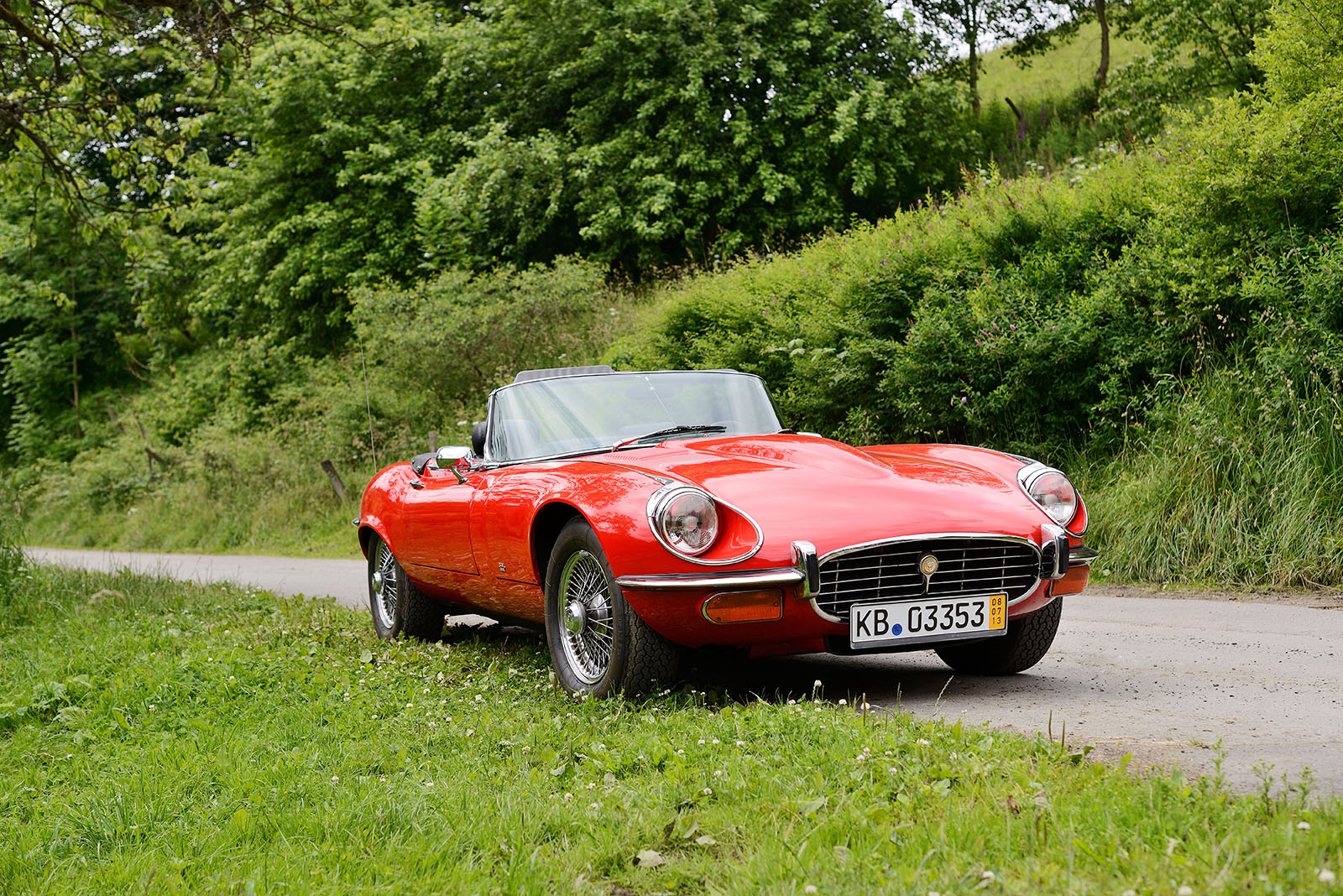 Oldtimer Ausfahrt rund um die Landschaft am Edersee