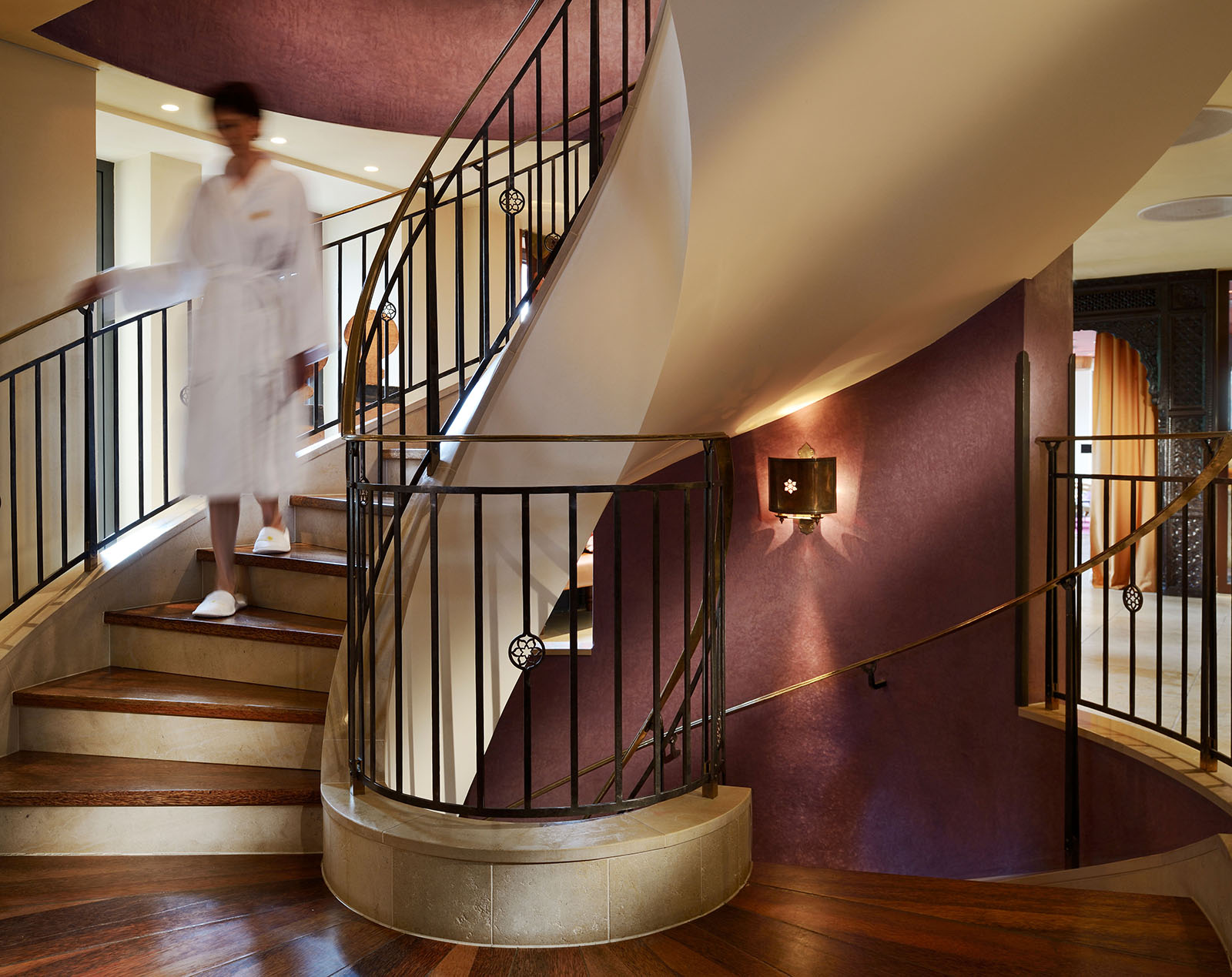 Treppenbereich Sonne Spa