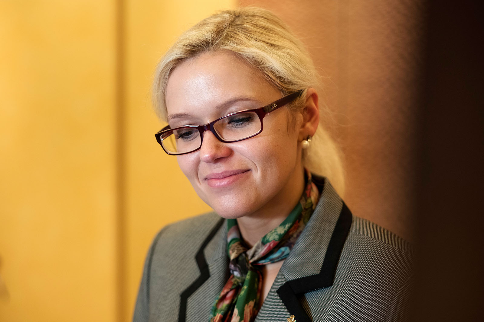 Kathrin Oosterhof, Empfangsmitarbeiterin des Hotel Die Sonne Frankenberg.