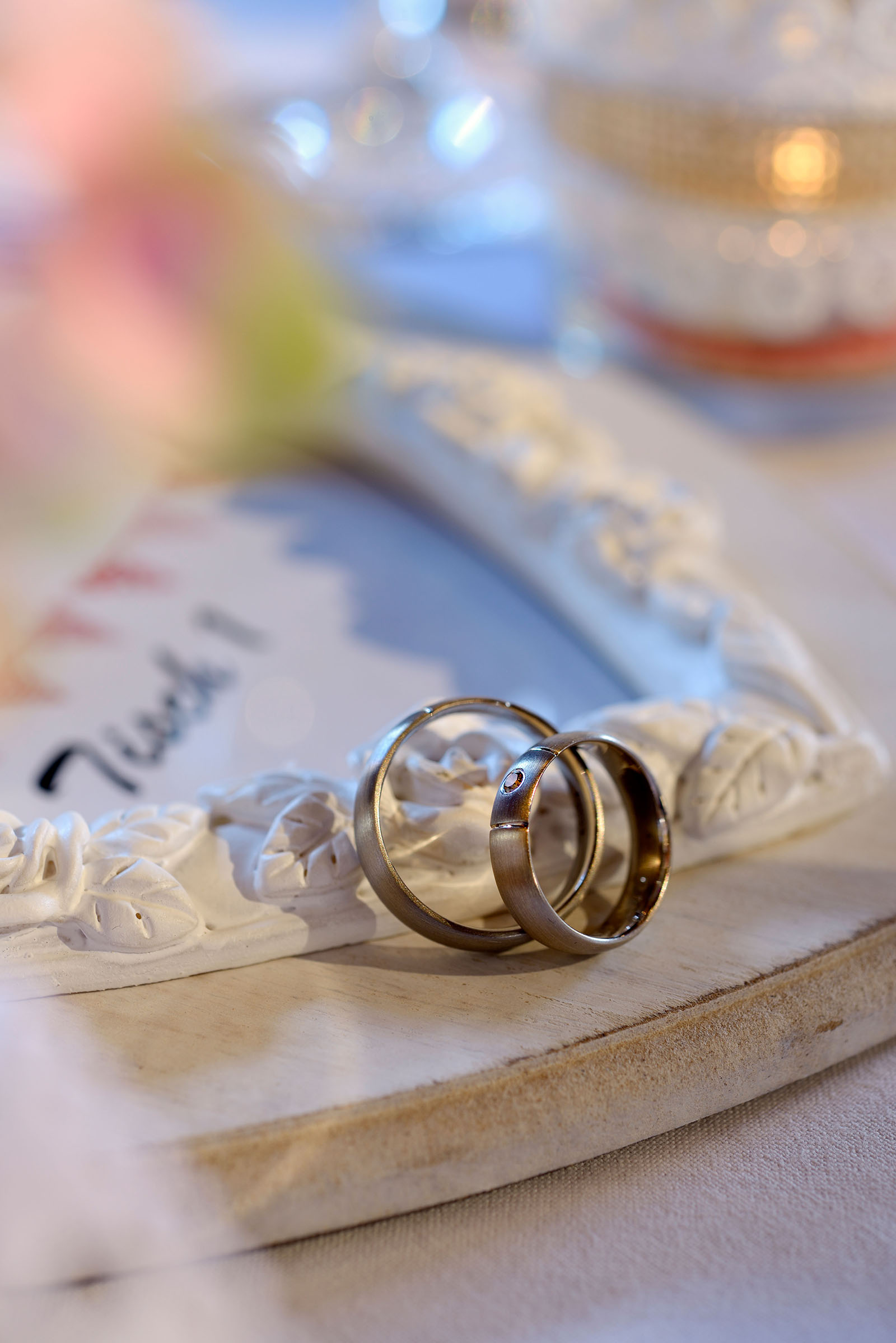 Tischdeko Detail Hochzeit