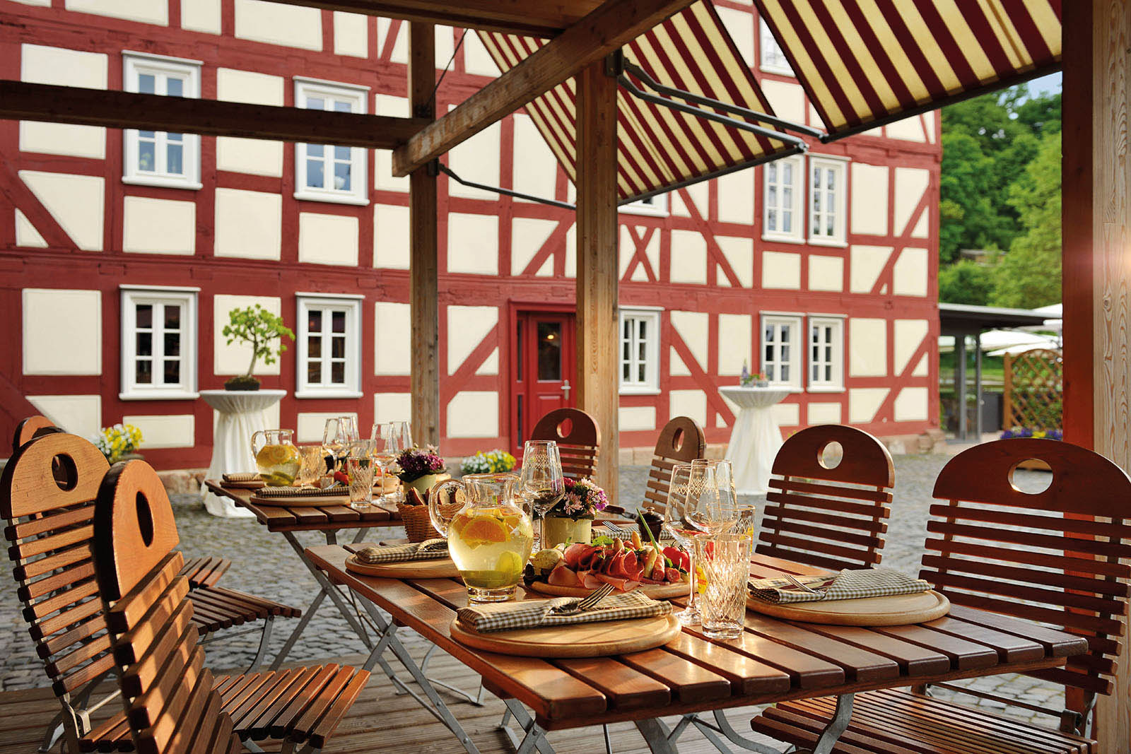Brotzeit im Hofgarten