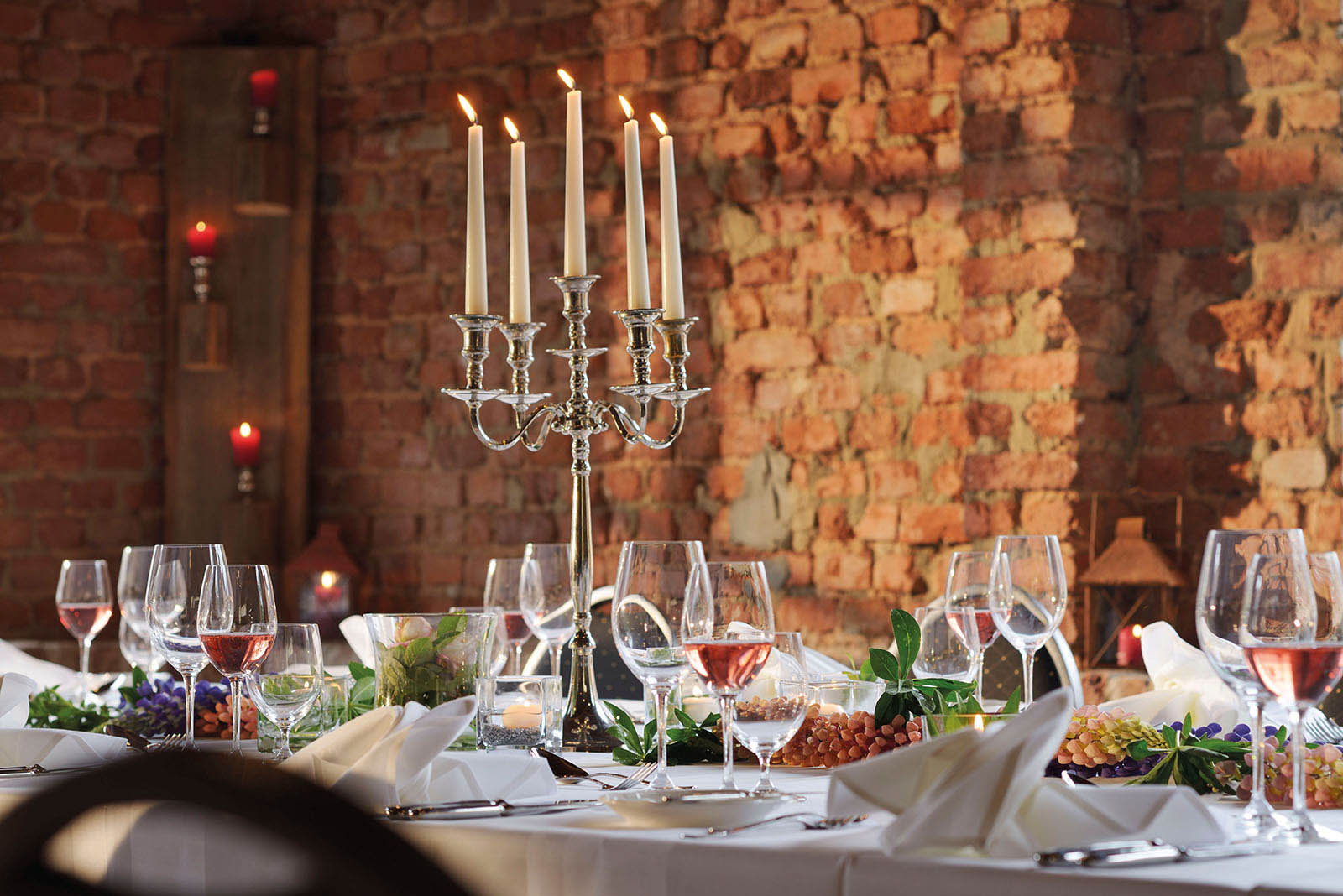 Landgut Walkemühle Festscheune Dekoration